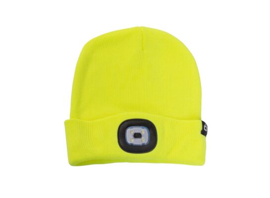 Czapka zimowa OTTO z lampką LED żółta Hogert