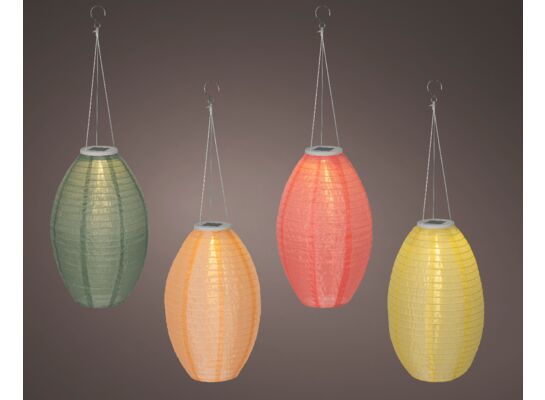 Latarenka solarna LED nylonowa mix kolorów