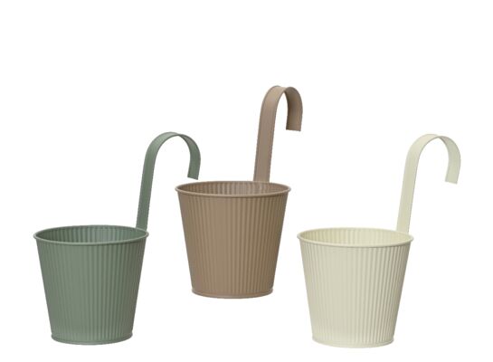 Osłonka cynkowa balkonowa wys. 26 cm mix 3 kolorów