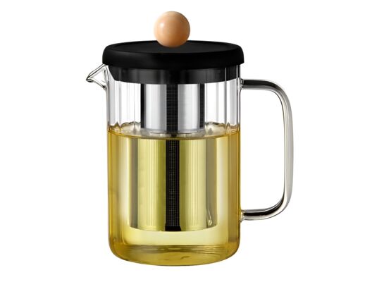 Dzbanek szklany Madison 1L z zaparzaczem transparentny FLORINA