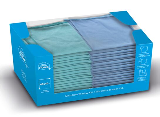 Ścierka z mikrofibry do mycia okien XXL Home sweet home XXL 1 szt.