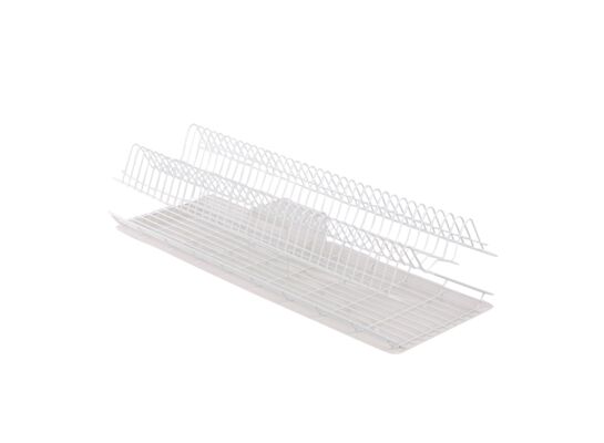 Suszarka meblowa 80 cm z tacką biały