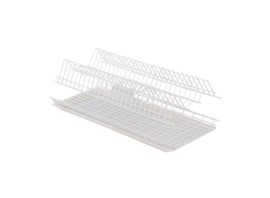 Suszarka meblowa 60 cm z tacką biały