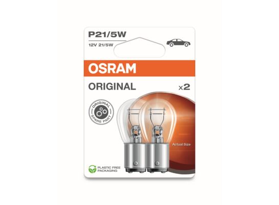 Żarówka samochodowa P21/5W BAY15d 12 V 2 sztuki Osram