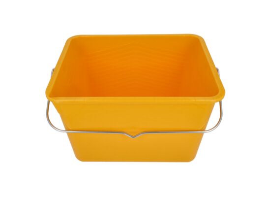 Wiadro malarskie prostokątne 24,5 x 30,5 cm 8 l żółty Hardy
