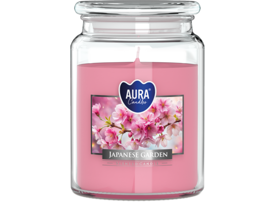 Świeca w słoiku SND99-476 japoński ogród Bispol