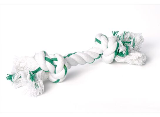 Zabawka ze sznurka 2 węzły 50 g miętowy Dingo