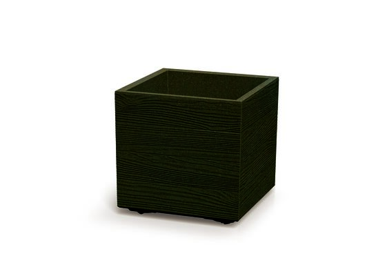 Doniczka DMA400W Madera Square Eco Wood kawa