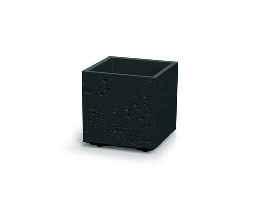 Doniczka DSI300E Sierra Square Beton Effect czarny beton