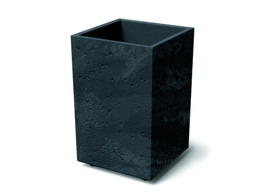 Doniczka DSIH400E Sierra Square High Beton Effect antracytowy
