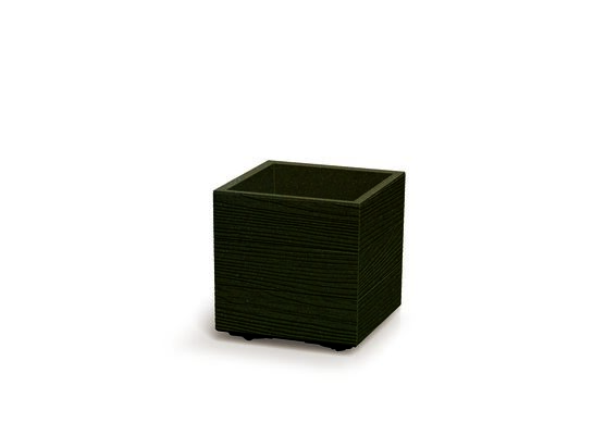 Doniczka DMA300W Madera Square Eco Wood kawa