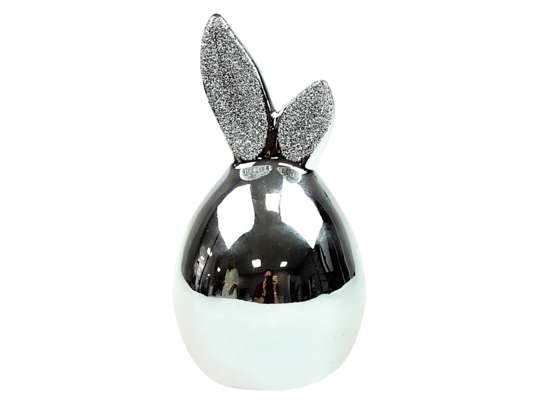 Figura ceramiczna jajko z uszami 12 cm