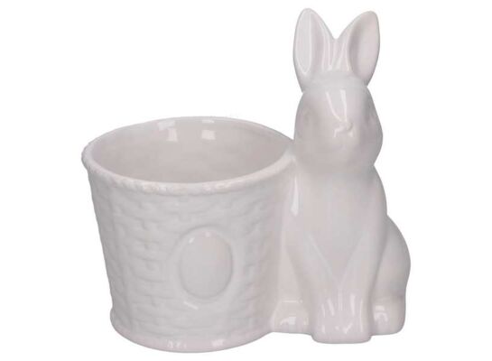 Osłonka ceramiczna 16 x 11,5 x 16 cm biała