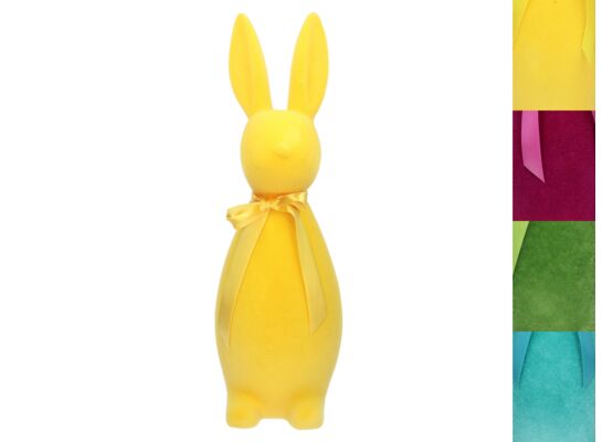 Figurka flokowana królik 69 cm mix kolorów