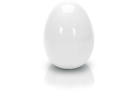 Figurka ceramiczna jajko 15 x 20 cm białe