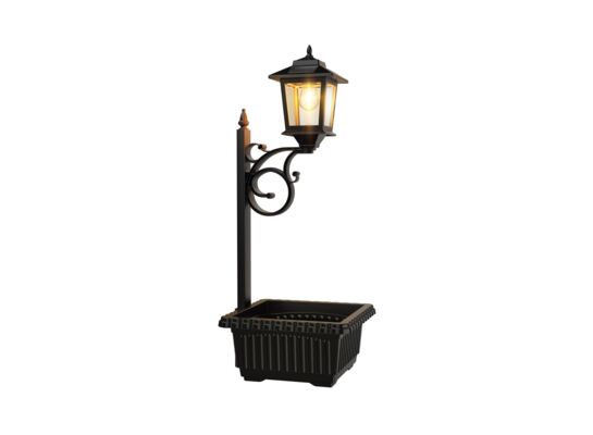 Latarenka solarna z donicą