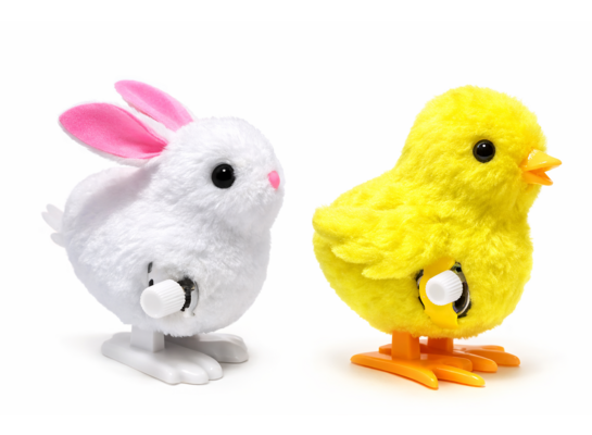 Nakręcana figurka wielkanocna zając/kurczak 1 szt.