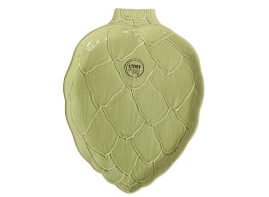 Talerzyk śniadaniowy porcelanowy karczoch 23 cm zielony