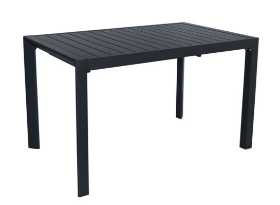 Stół rozkładany 127/180 x 77 cm czarny