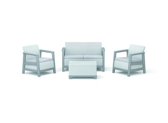 Zestaw kawowy Scandi dla 4 osób szary