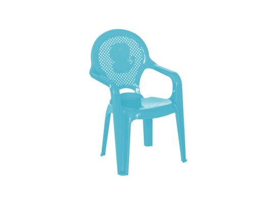 Fotelik plastikowy dziecięcy Adria niebieski