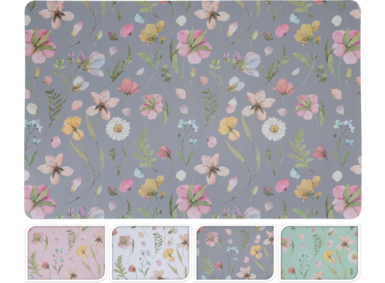 Podkładka pp 43,5 x 28,5 cm kwiaty mix 1 szt.