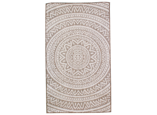 Dywan tkany zewnętrzny IKER 80 x 140 cm jasny beż