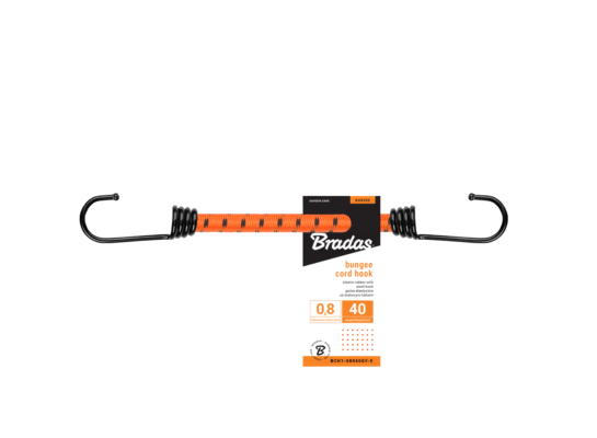Guma elastyczna z hakiem metalowym BUNGEE CORD HOOK 60 cm