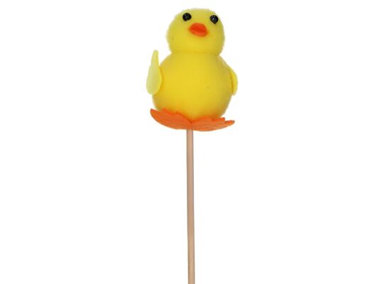 Kurczak na piku 25 cm żółty