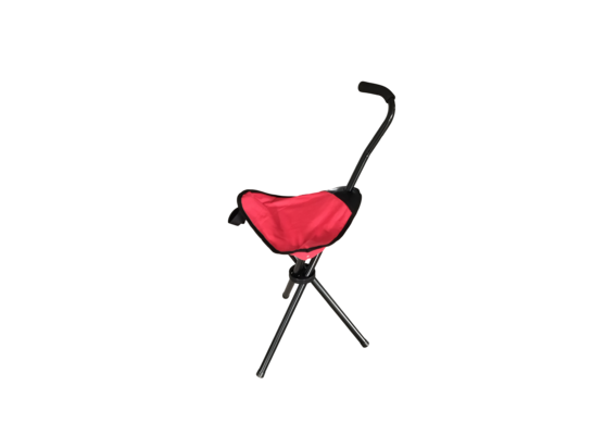 Taboret składany z laską