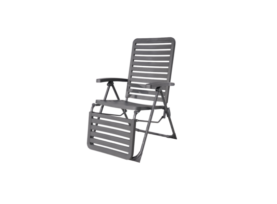 Fotel z podnóżkiem plastikowy