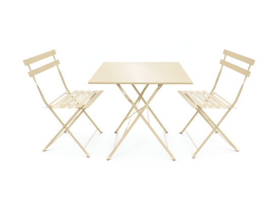 Zestaw stalowy beżowy