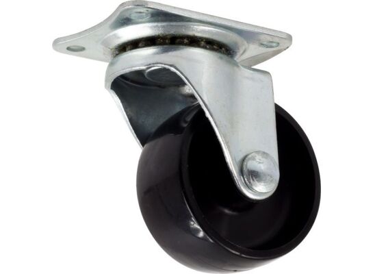 Rolka meblowa z płytką 40 mm/20 kg plastik