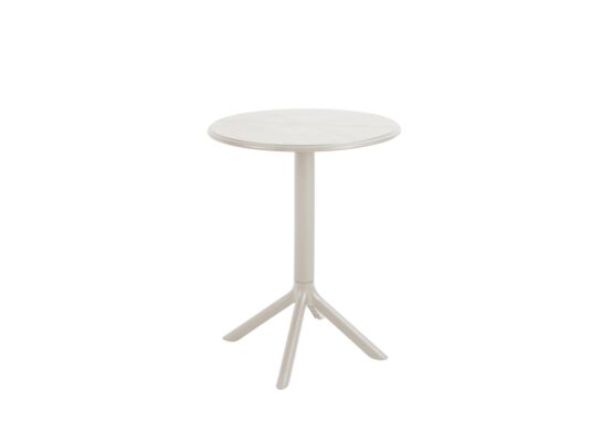 Stolik plastikowy kremowy