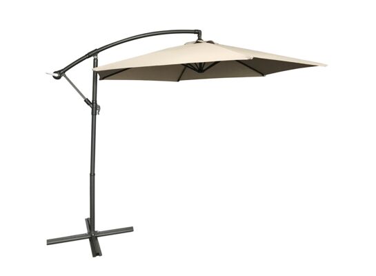 Parasol boczny śr. 300 cm beżowy