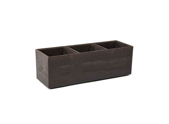 Kwietnik Karo 90 x 30 x 30 cm deska Coffee espresso