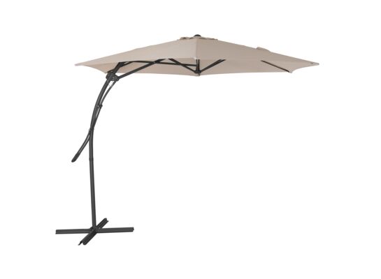 Parasol ogrodowy boczny 300 cm beżowy