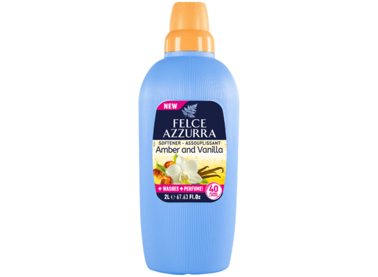Płyn do płukania 2 l 40W Amber & Vanilla Felce Azzurra