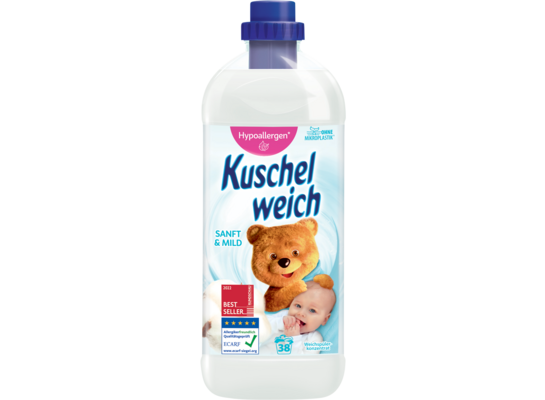 Płyn do płukania Sanft&Mild biały 1l 38 płukań Kuschelweich