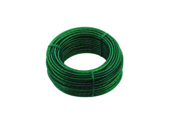 Linka z tworzywa 3,5 mm rdzeń stalowy zielona 20 m Suki