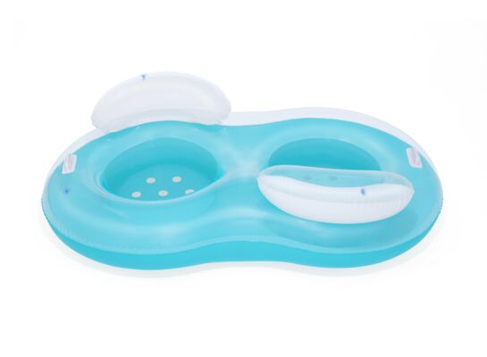 Podwójne koło do pływania 188 x 117 cm niebieskie