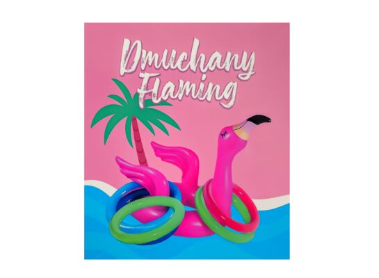 Dmuchana zabawka rzucanie do celu kaktus/flaming