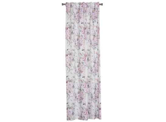 Zasłona z taśmą MARI rozm.140 x 250 cm biały