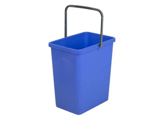 Pojemnik do segregacji z rączką 10 l niebieski