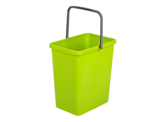 Pojemnik do segregacji z rączką 10 l zielony