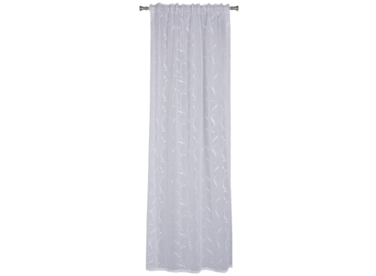 Firana z taśmą Embra 140 x 250 cm biały