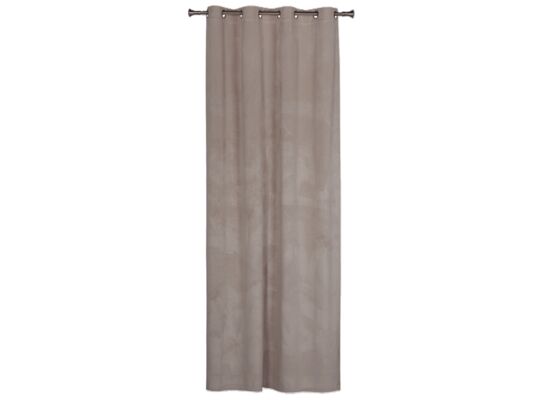Zasłona z kółkami Brill 140 x 250 cm taupe