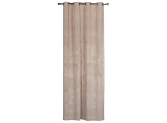 Zasłona z kółkami Brill 140 x 250 cm beżowy