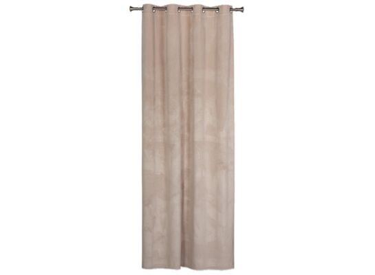 Zasłona z kółkami Brill 140 x 250 cm beżowy