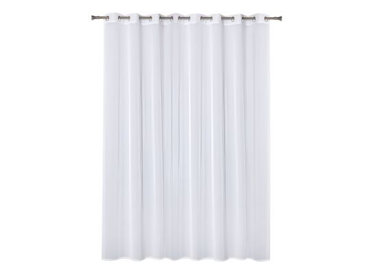 Firanka z kółkami Mira 290 x 280 cm biały